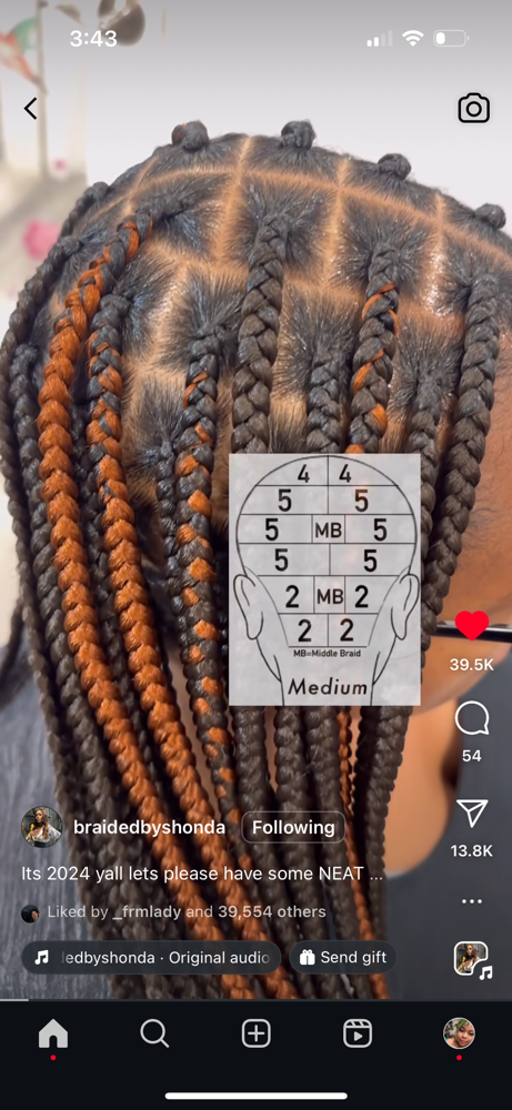 Medium Box Braids at I Am ME in Colorado Springs, CO