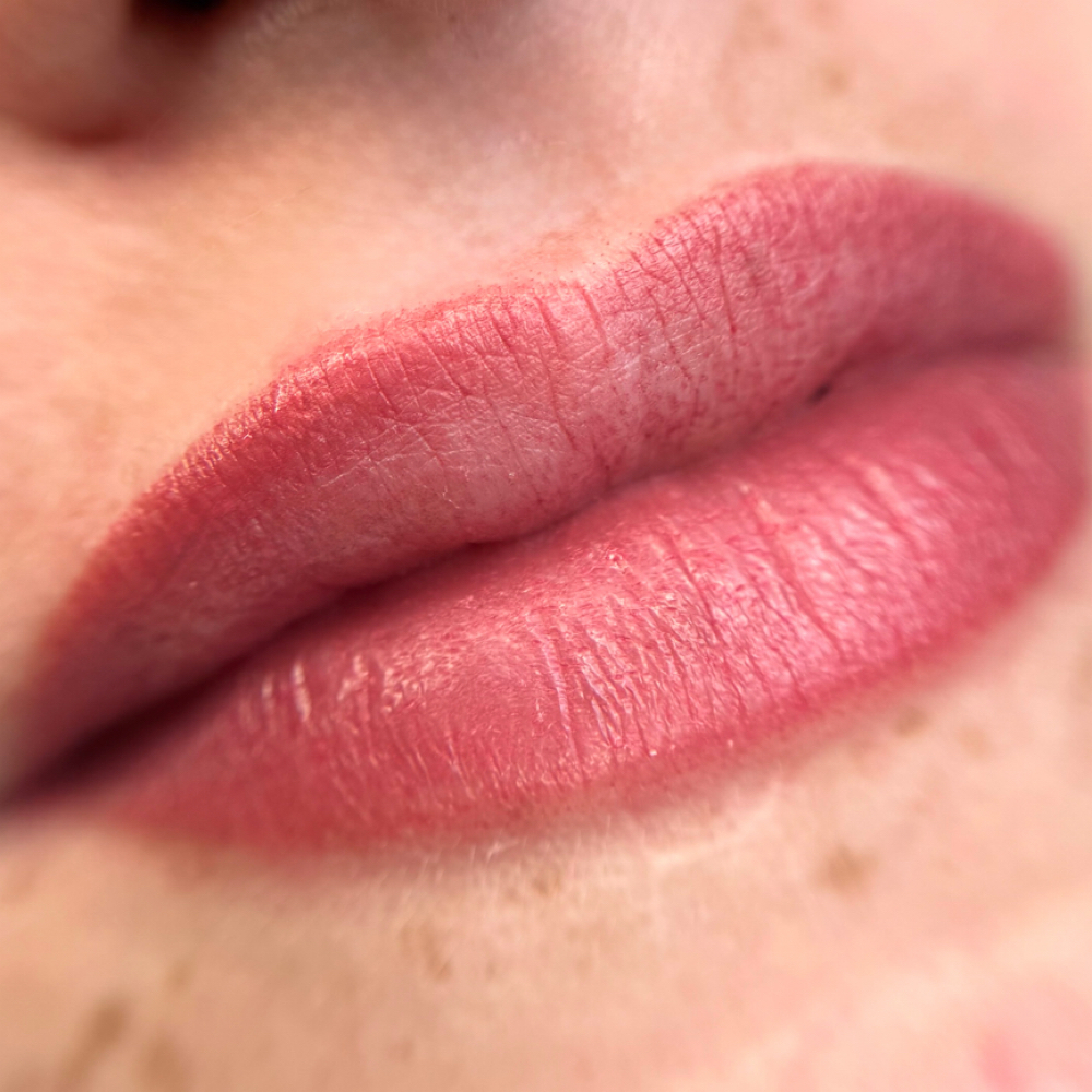 Lip Blush Tattoo at APMU MED SPA & BROW STUDIO in Marietta, GA