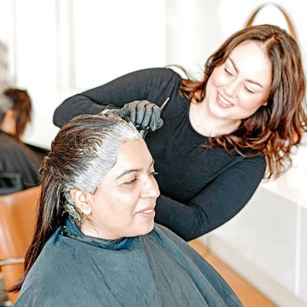 Add On New Growth Re Touch at Luna salon in Ballground, GA