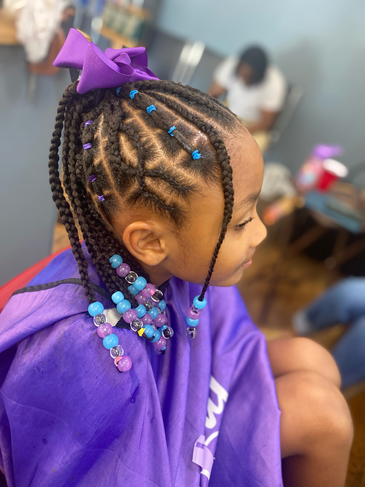 Kids Braids - Added Hair