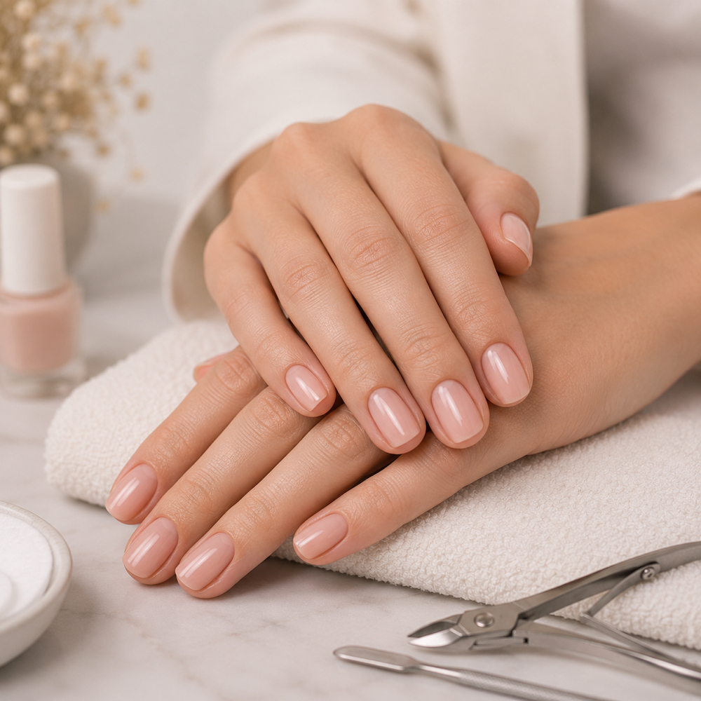 Regular Manicure at HIKARA beauty studio in Gaithersburg, MD