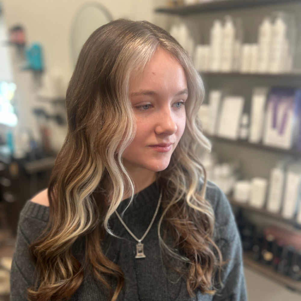 Money Piece at Fika Hair Studio in Cranberry Township, PA