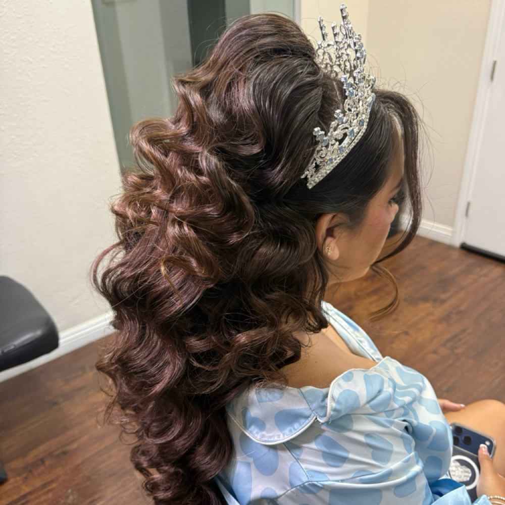 Quince Hair Style at Xiomara Ramirez Beauty in Chula Vista, CA