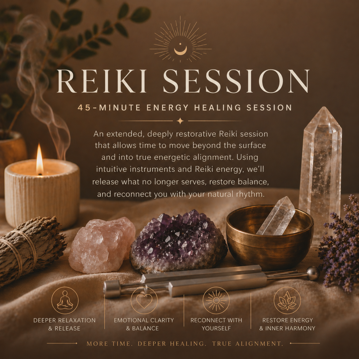 Deep Energetic Alignment (45 min) at Angelfire Reiki Healing in Noblesville, IN