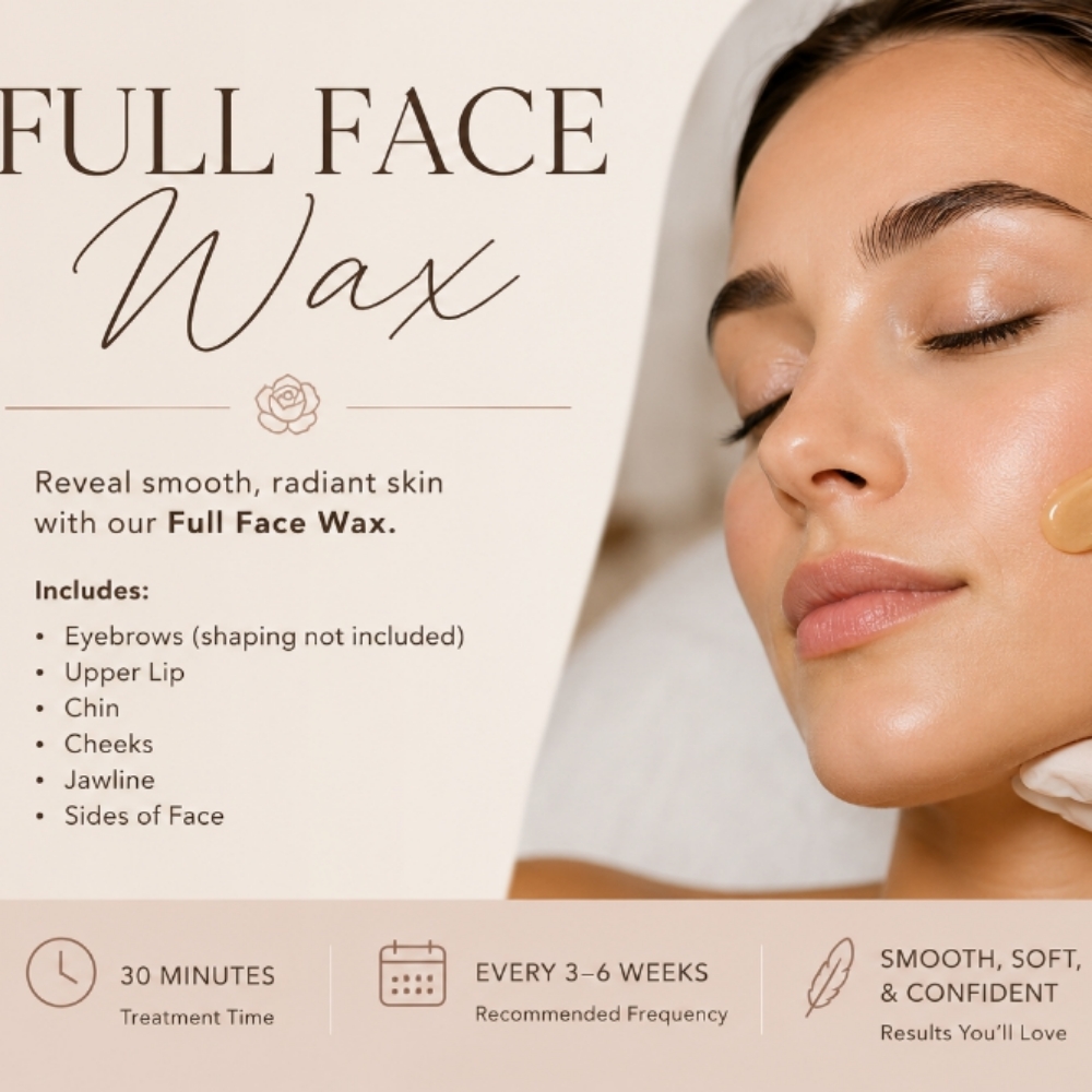 Full Face Wax at Ella Rose Salon and Spa in Carbondale, CO