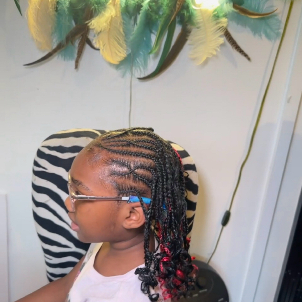 Kids Tribal Braids - (Mid Back) at THEZOEWAYY in Park Forest, IL