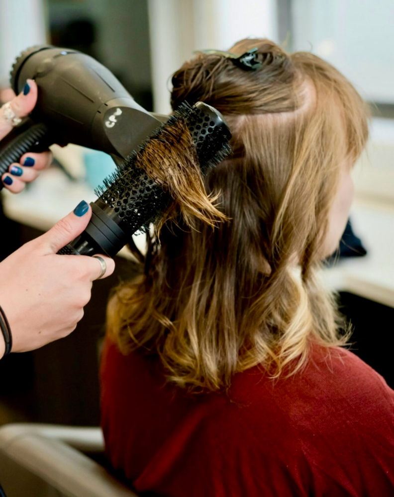 Blowdry w/color Service