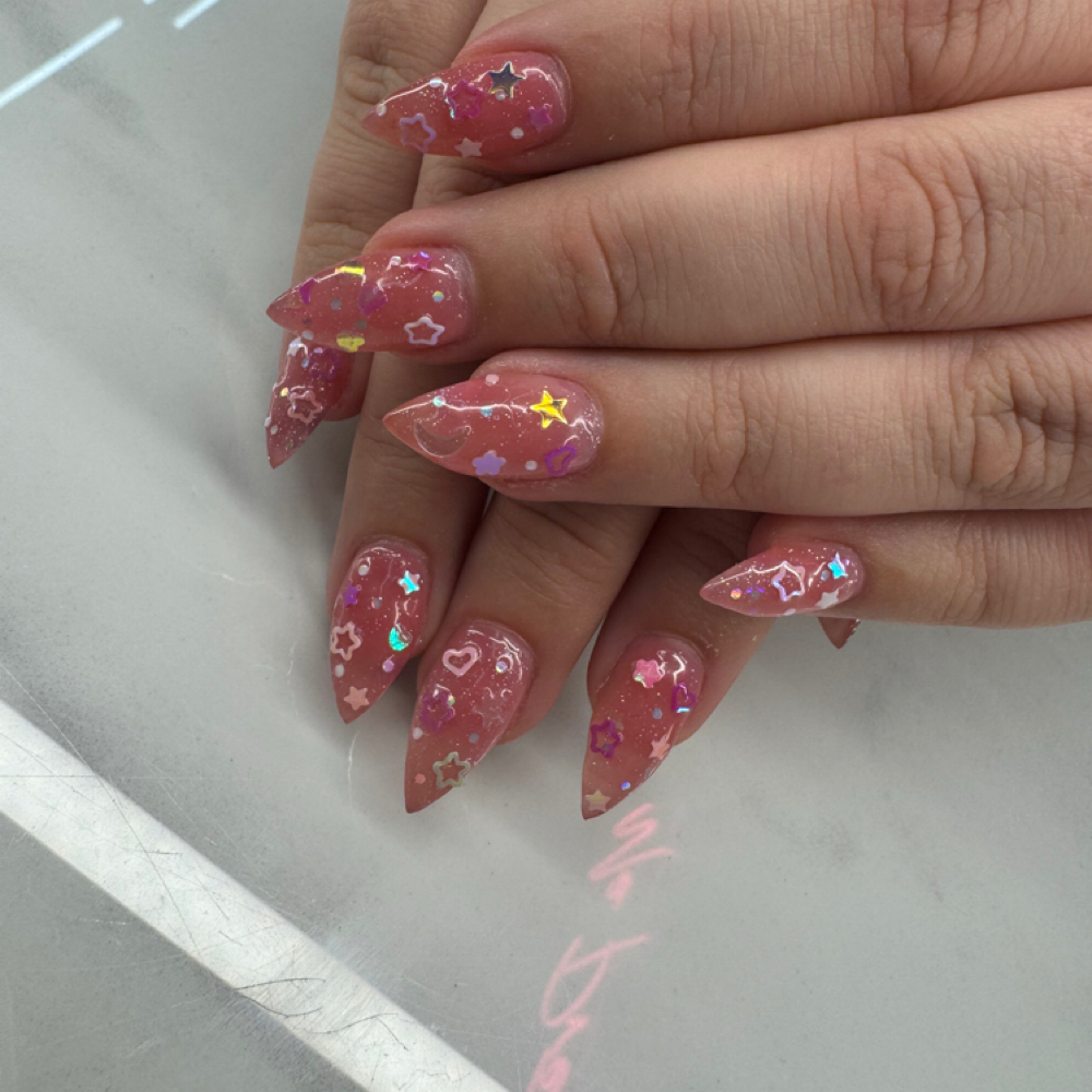 Fill acrylics at Polish Me Pretty in Artesia, NM