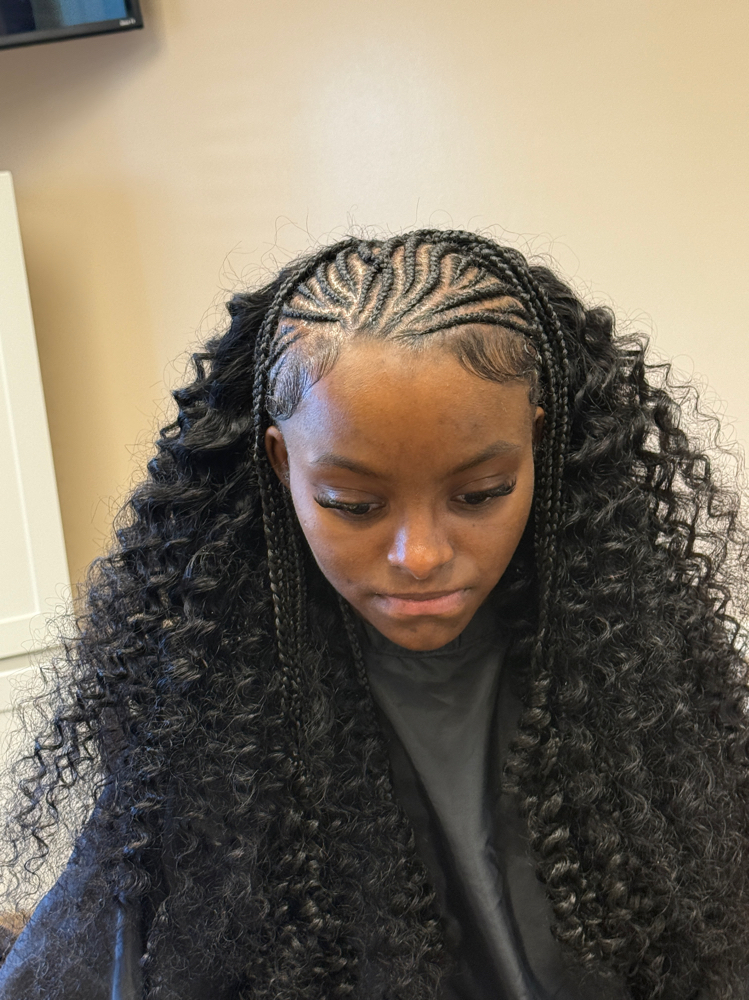 Fulani Braids W/ Sew-In (Jayda Wayd at HBL STUDIO in Vero Beach, FL