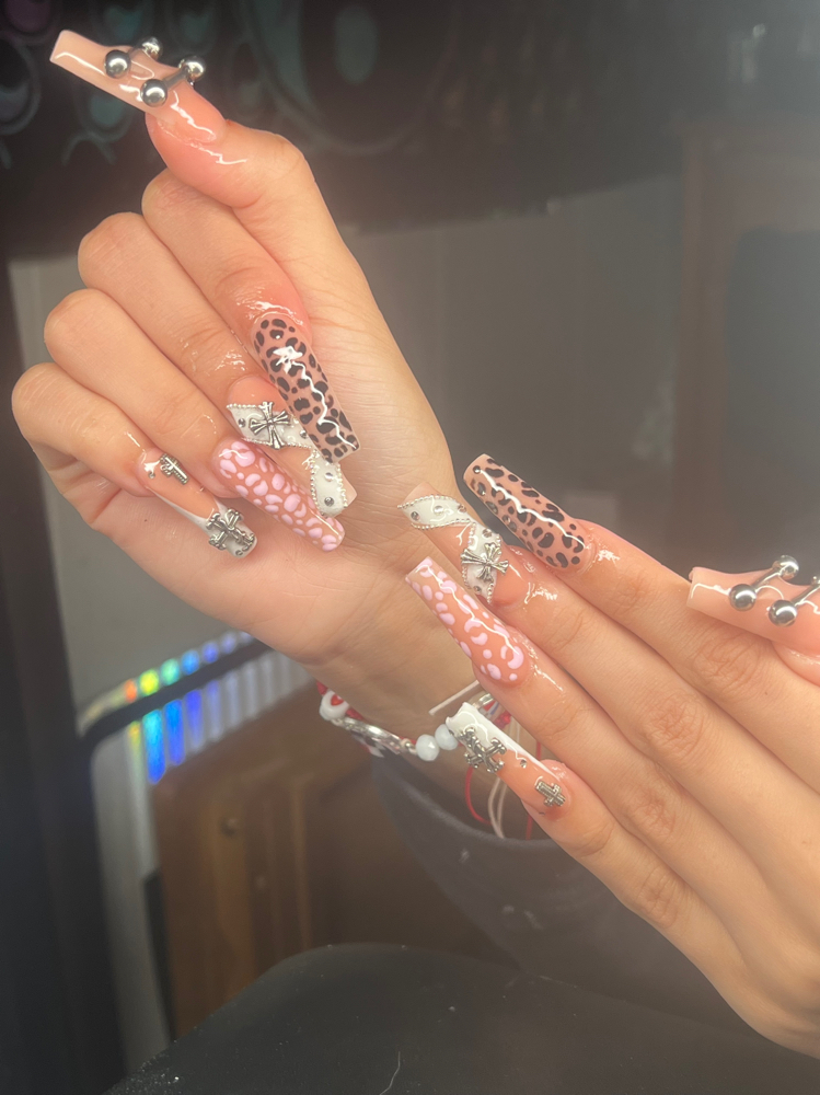 XXL acrylic Fill In at Nails.by.em in Mastic, NY