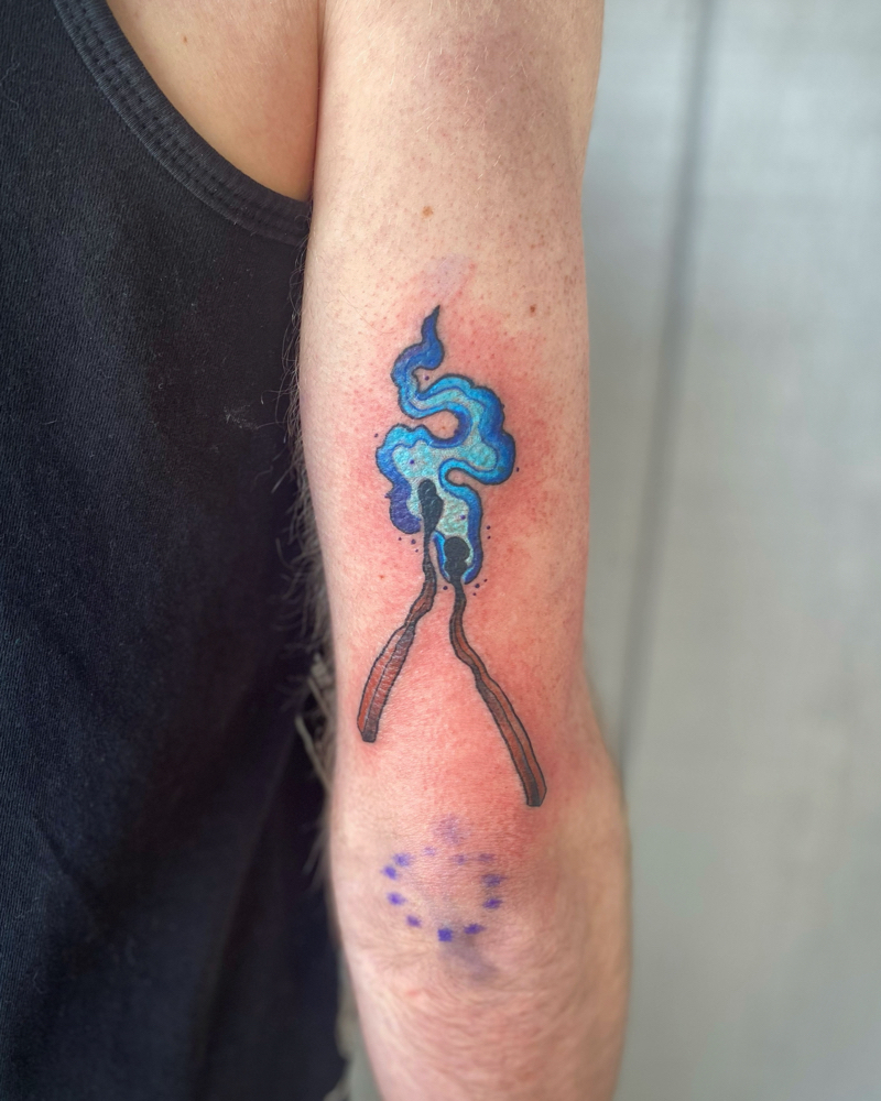 Small Color Tattoo at Alyx The Artist in Boise, ID