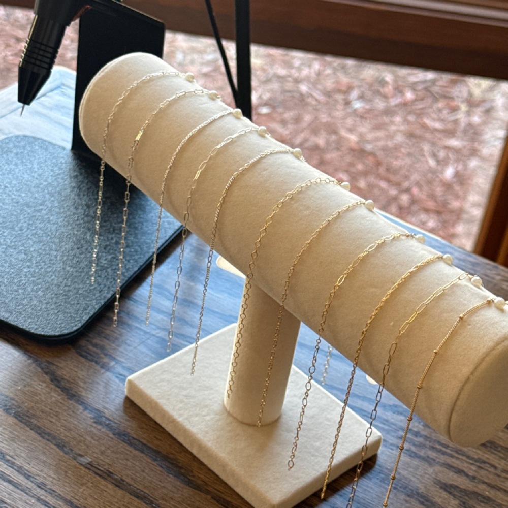 Permanent Jewelry at The Clinic Salon & Spa in Mount Ayr, IA