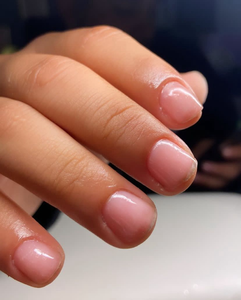 Clear coat manicure