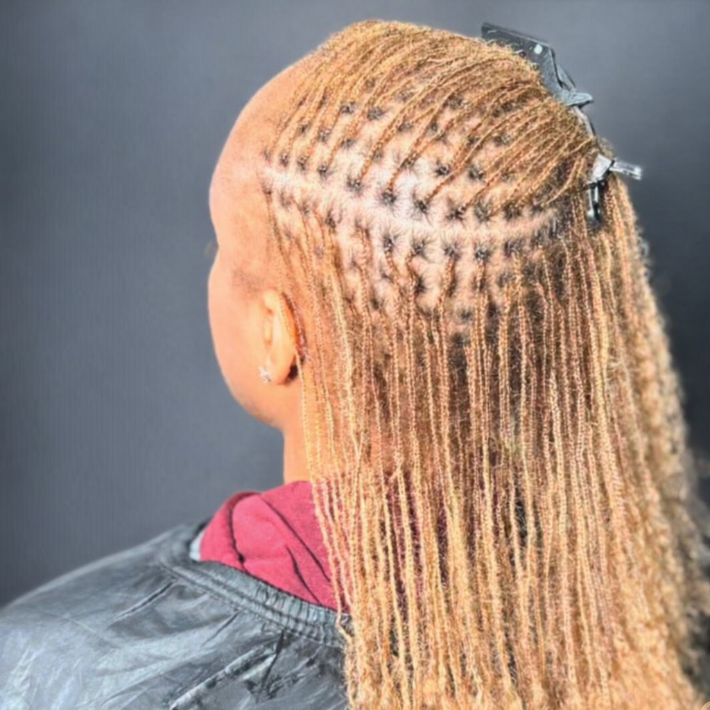 Micro Twist Extensions at Beyond Hair Braiding in Bronx, NY