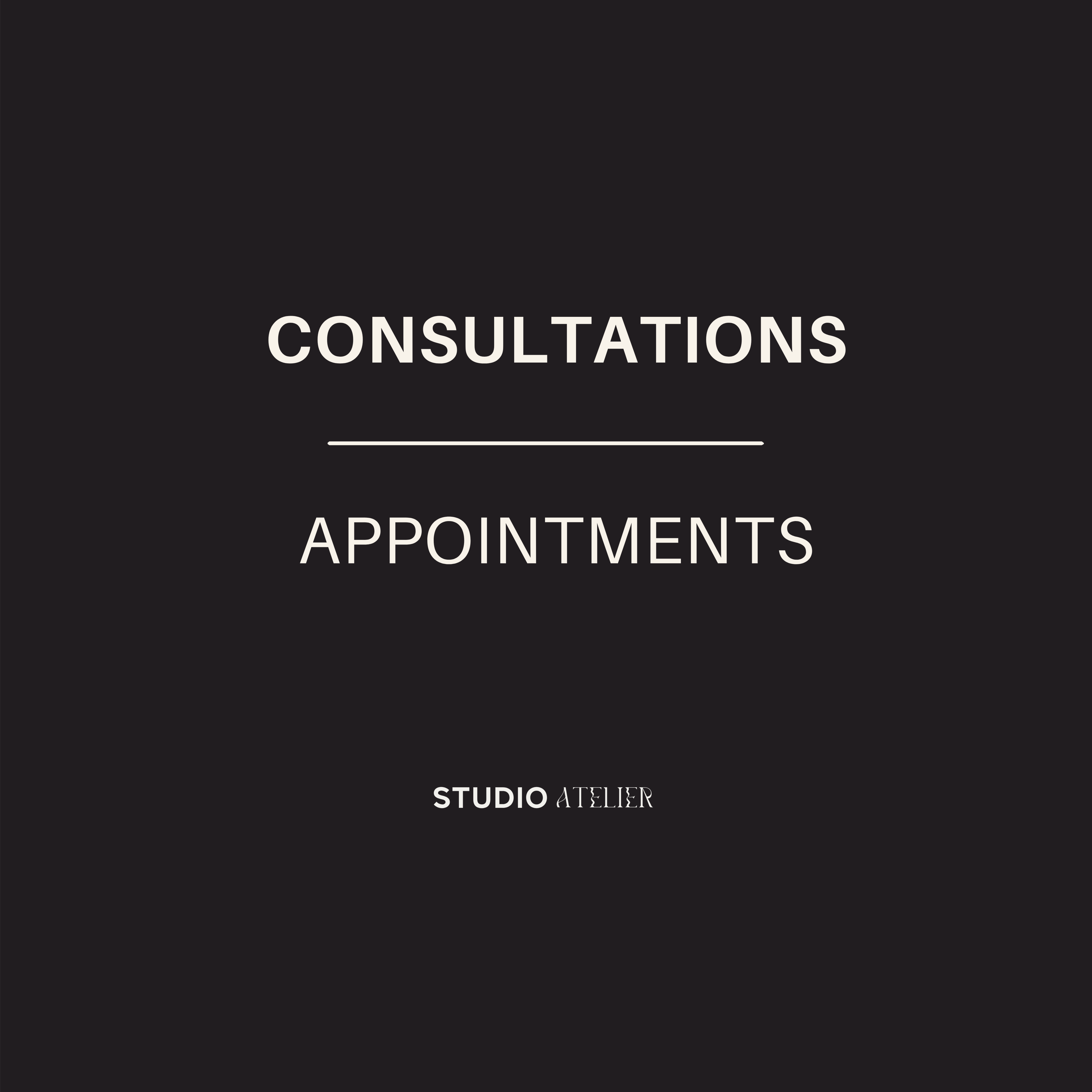 CONSULTATION at Atelier in Richmond, VA
