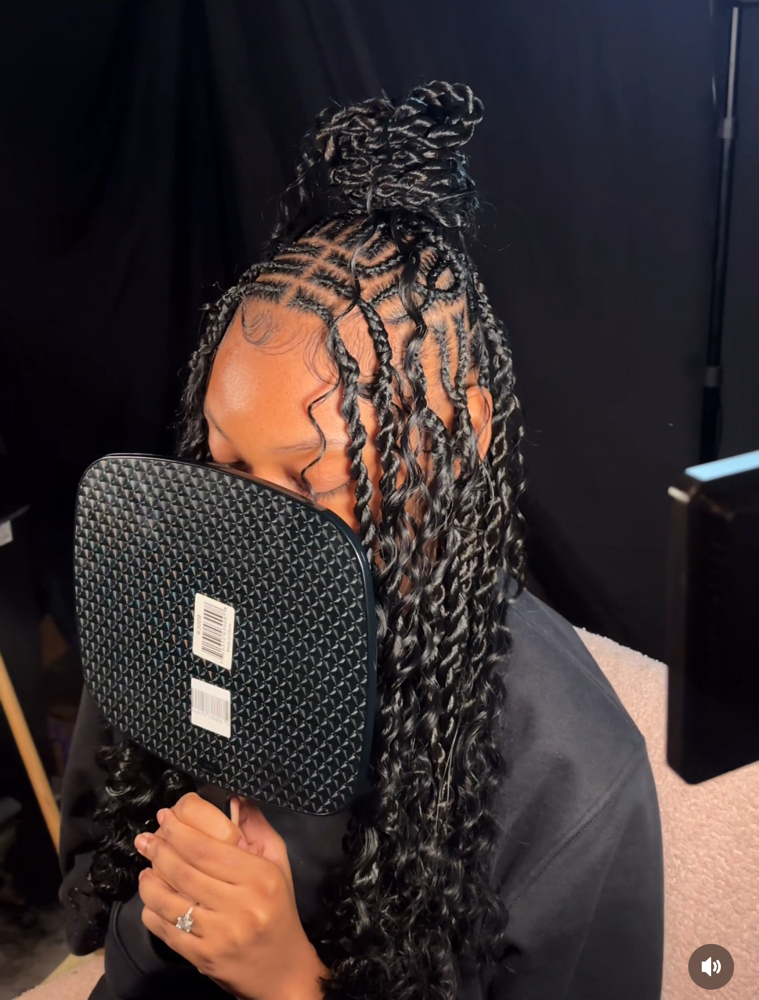 Medium Fulani Braids