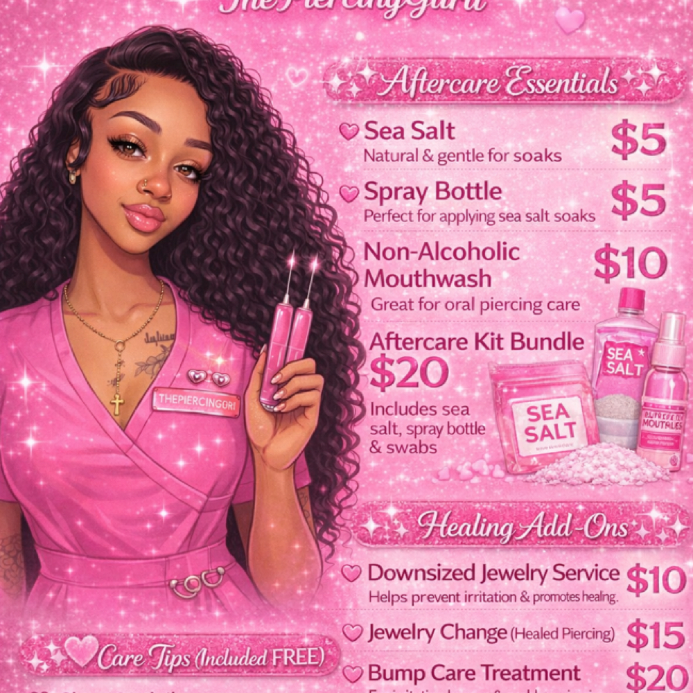 AfterCare Bundle at ThePiercingGuru By Nea Denise in Trafford, PA