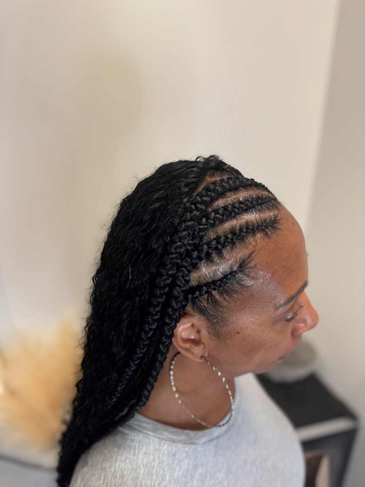 Sew In With Large Feed Ins In Front