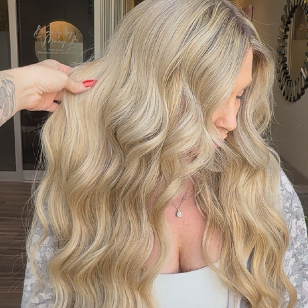 3 Rows Handtied Extensions at Ashley Lauren Studios in Lonetree, CO