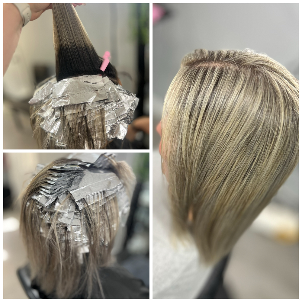 Custom Heavy Highlight at Toya-Cincy Updos in Fayetteville, OH