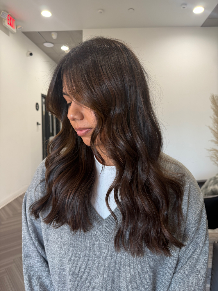 Bleach-less Balayage at Sarina Mendoza in Clovis, CA