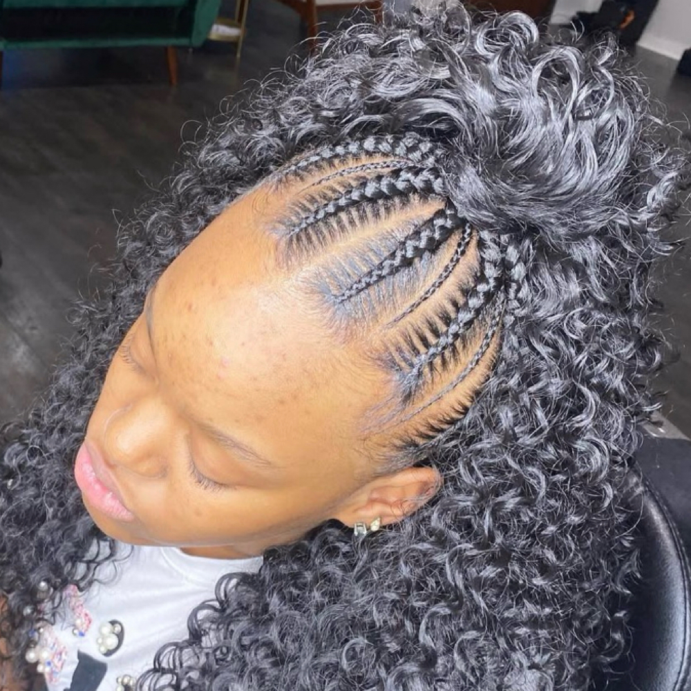 Half Stitch: Half QW or Sew In at Cozy Braids in SOUTHAVEN, MS