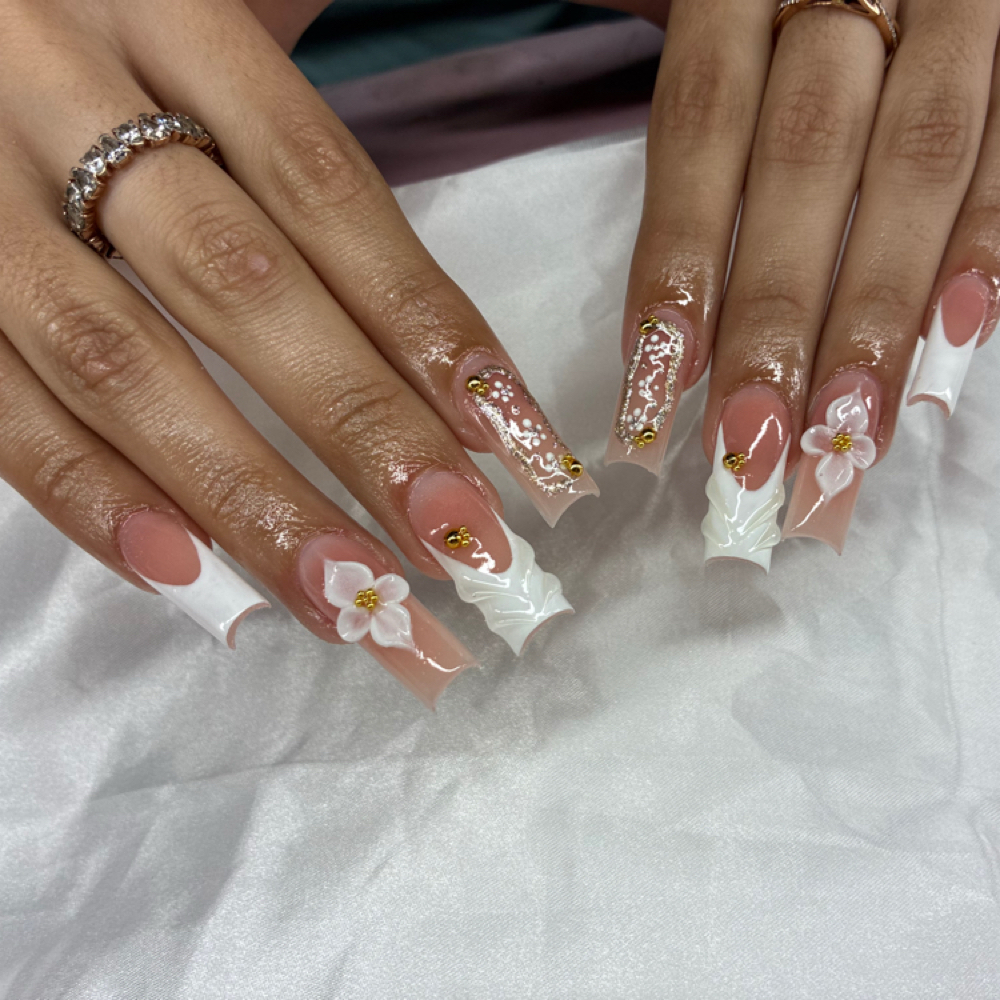 French Nails . at Barbied by bryy in Donna, TX