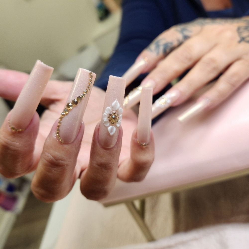 Gel X (New Set Long W/Art) at Nailed By Jas in Cheyenne, WY