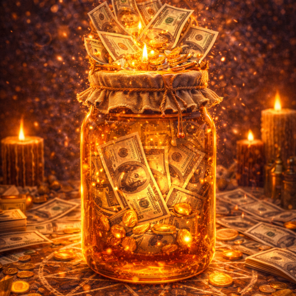 Honey On My Hustle Honey Jar at Munchkin Tarot & Oracle in Greensboro, NC