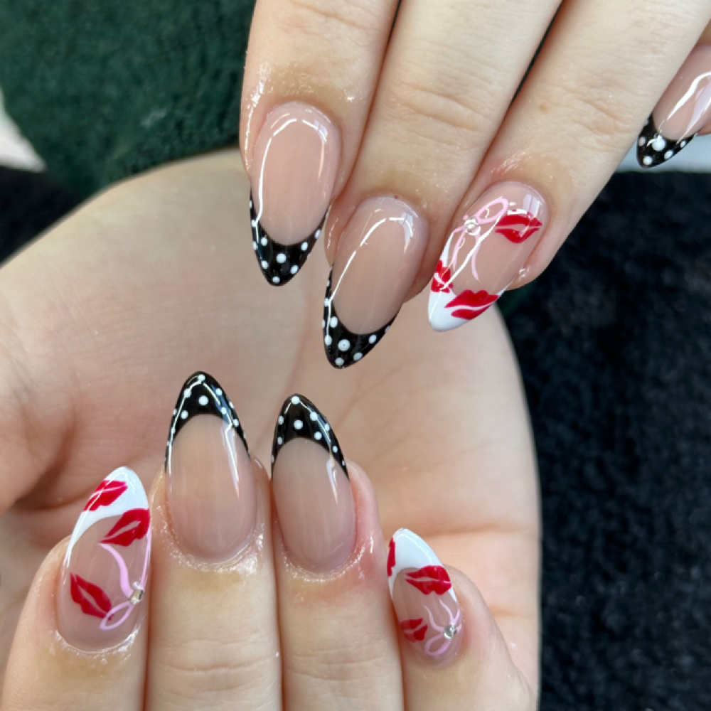 gel x / full set at western glam salon in Bedford, IN