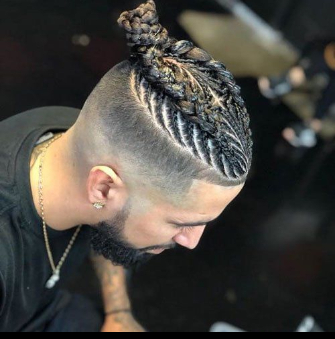 Styled Braids for Men
