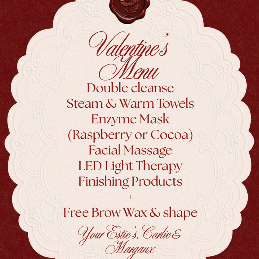Valentine’s Day facial