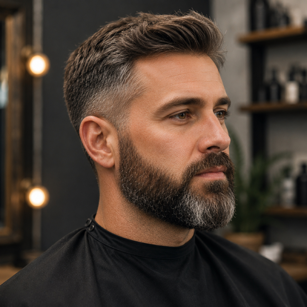 Mustache Trim at Emmett Hair Crew & Color Bar in Emmett, ID