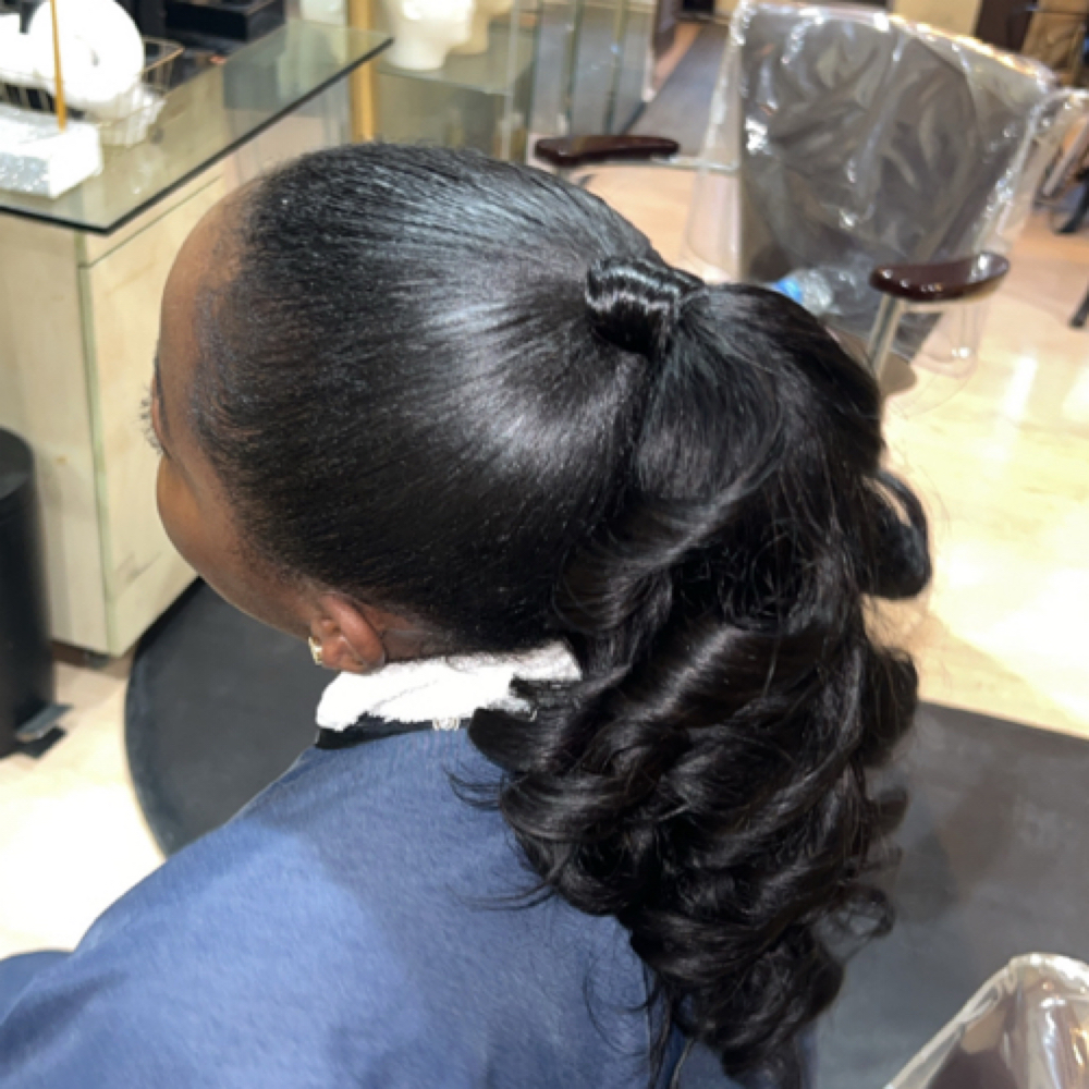 Sleek Ponytail at Dharma_Styles_ LLC in Baltimore, MD