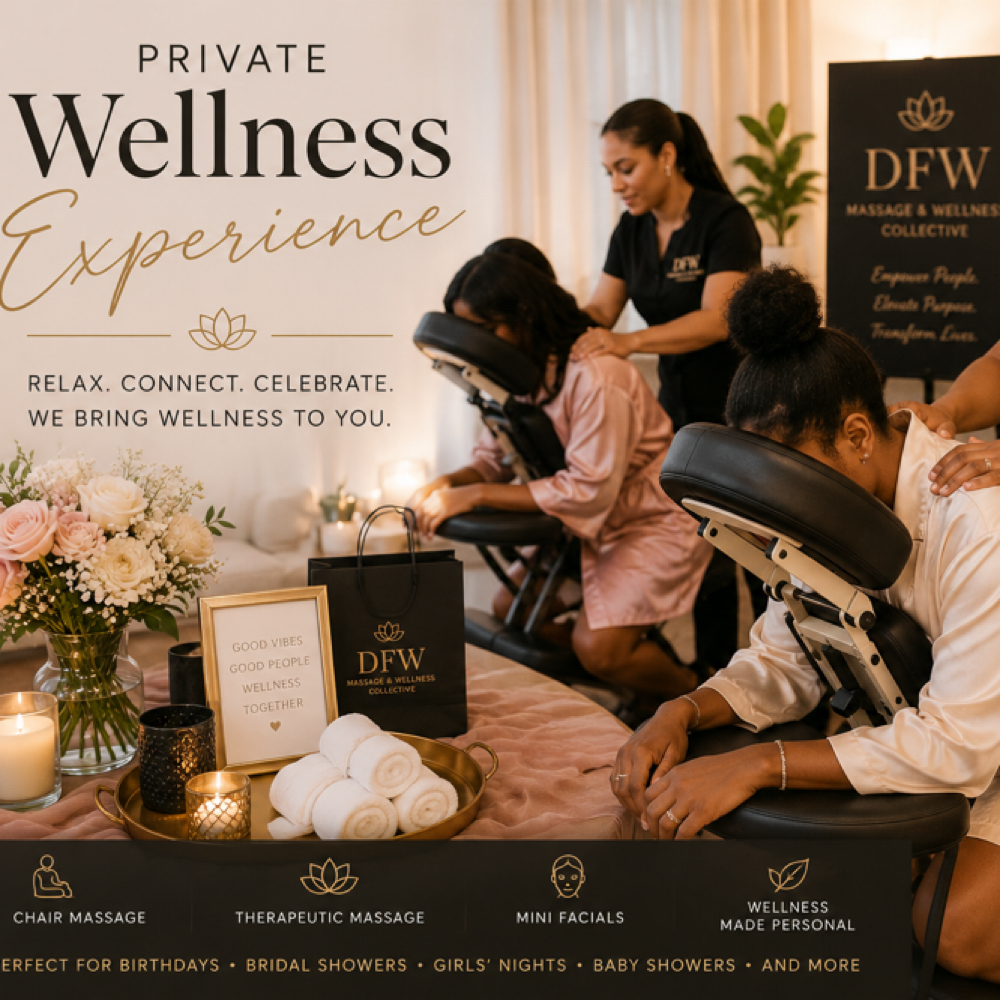 ✨ Private Wellness Experience at DFW Massage & Wellness Collective