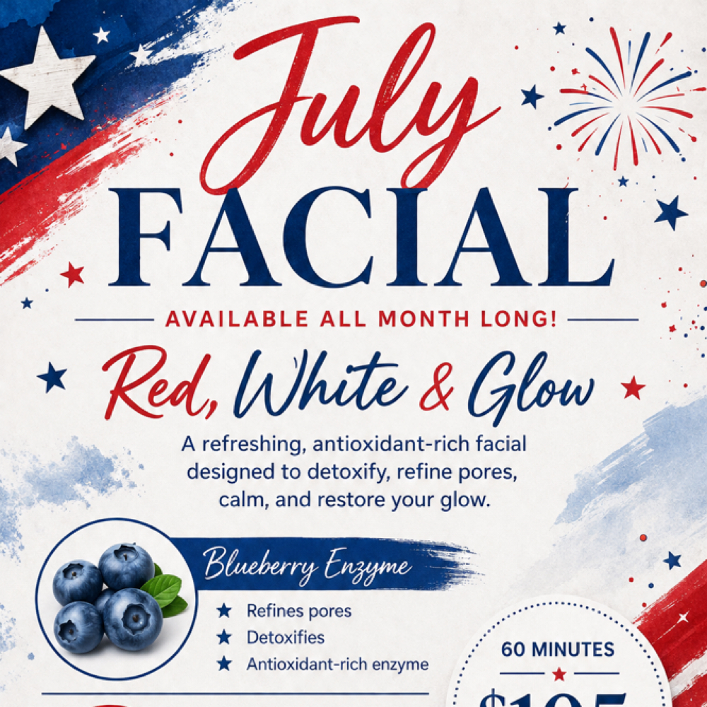 The Red, White And Glow Facial at Breathe and Glow Esthetics in ALGONQUIN, IL
