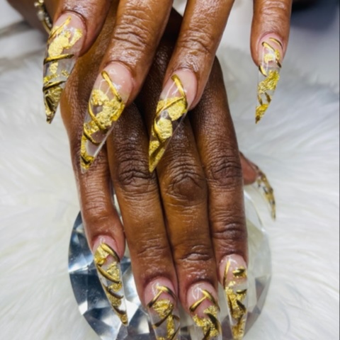 ENCAPSULATED XL Acrylic Full Set at Pretty N Polished Nails by Mi Mi in Suffolk, VA