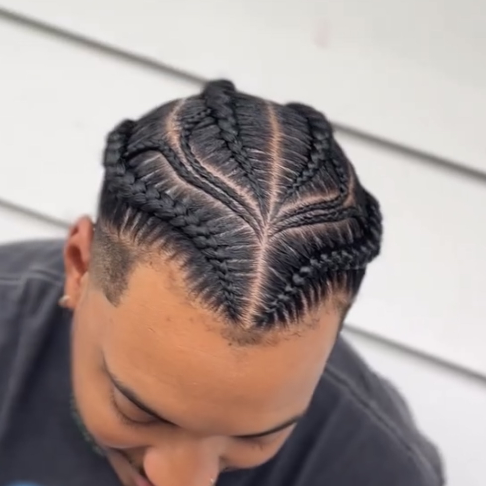 Men’s Braided Design #4 at Slaid & Stitched in Arlington, TX