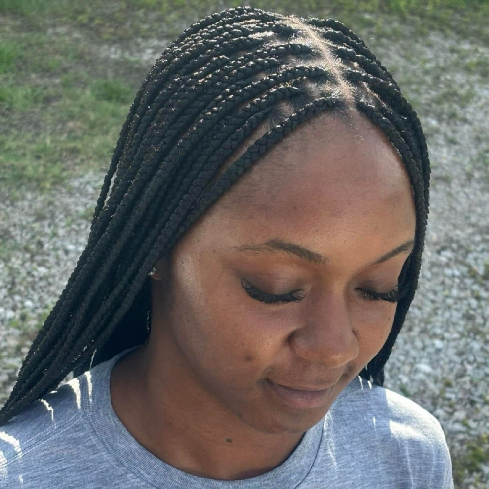 small knotless braids at Hair Harmony: ByHazel in Columbus, MS