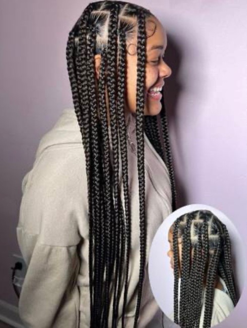 Knotless Box Braid