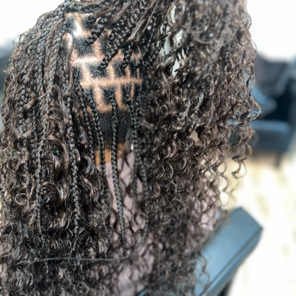 Boho Knotless Braids at Zalleah Beauty Studio in Decatur, GA