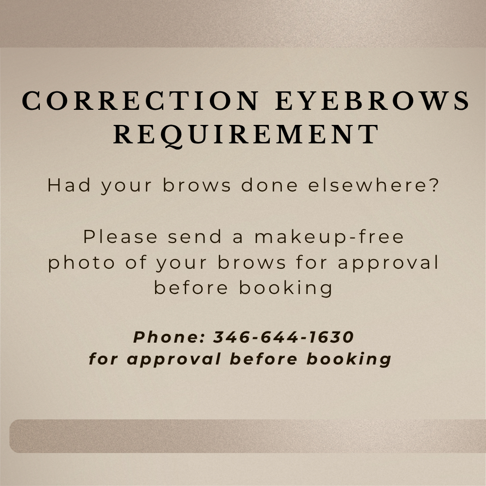 Correction Eyebrows at Mayebrows in Webster, TX