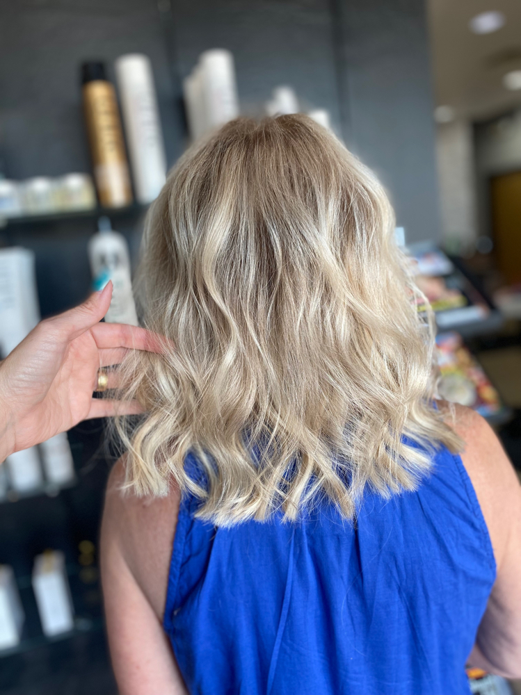 Partial Highlight/haircut/Blowdry