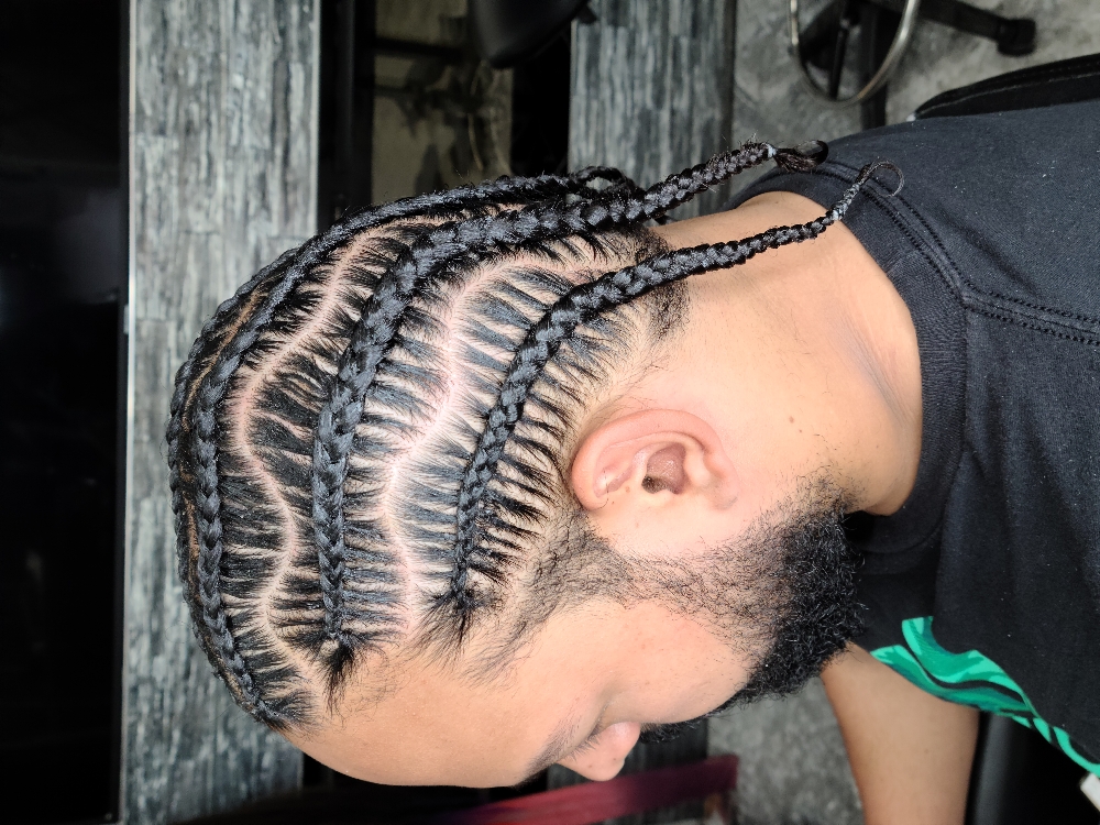 6-7 Cornrows (No Extentions)