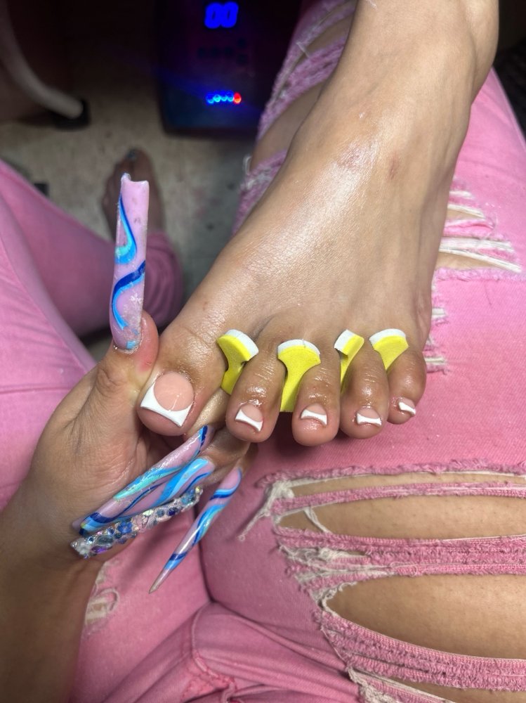 Toe Acrylic Fullset
