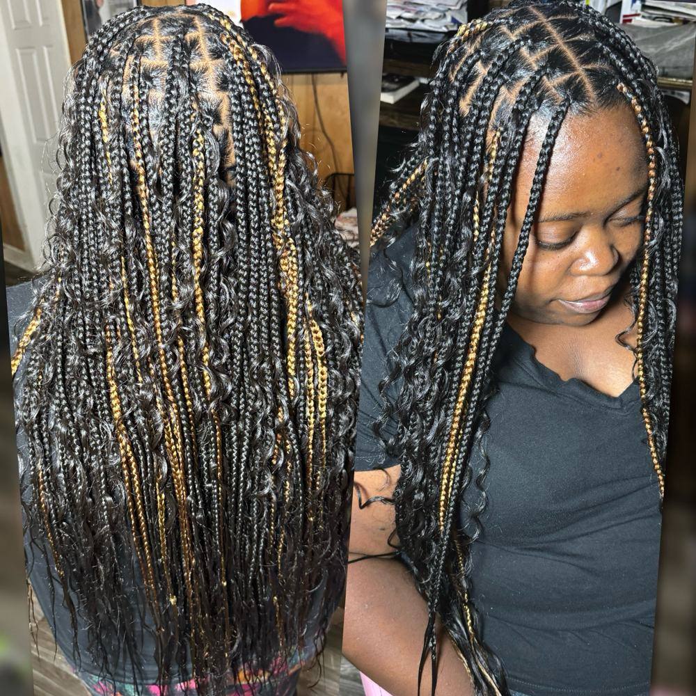 Boho Knotless(Human Hair)