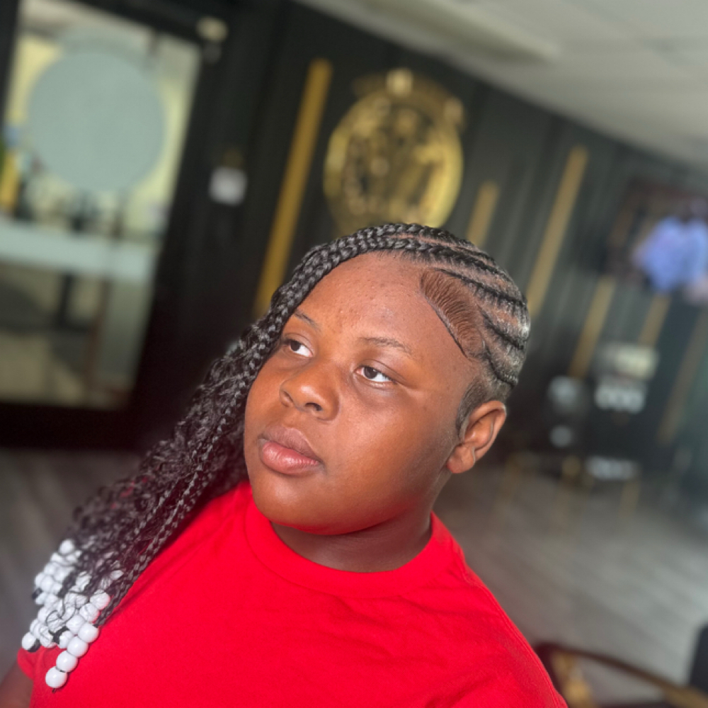 Lemonade Braids (kids) at Transforming Tresses in Milwaukee, WI