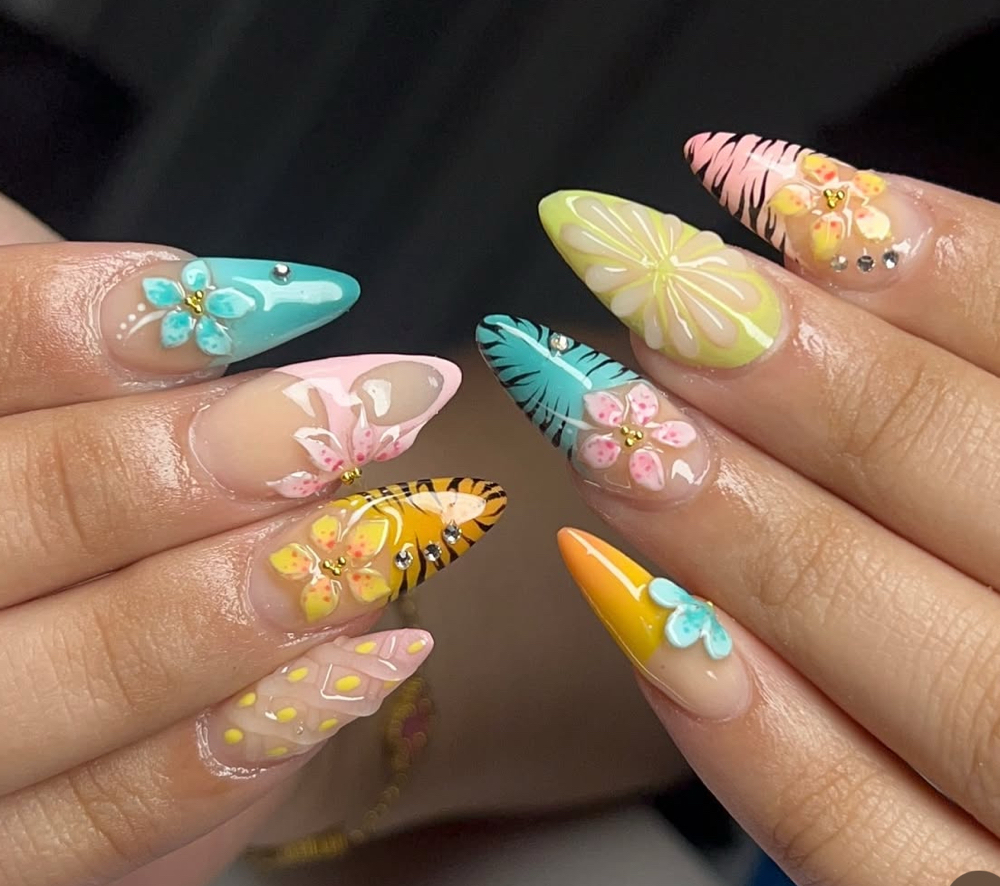 Medium Full Set at Vanity Nails in Woodbridge, VA