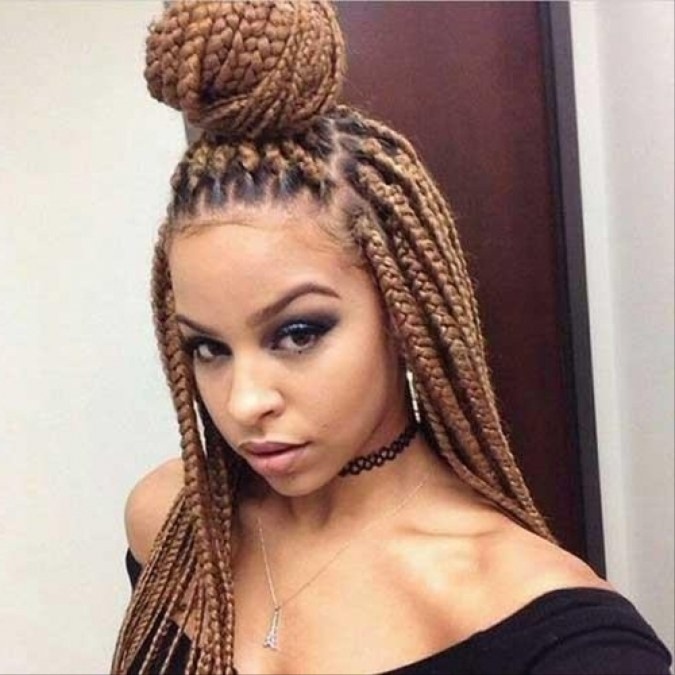 BLONDE BOX BRAIDS at Favourite Hair Braiding in Cantonsville, MD
