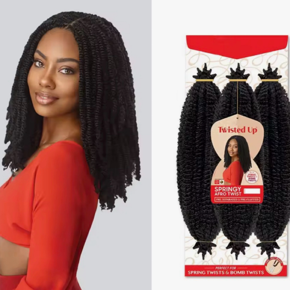 Afro Twist ( Bring Hair) at Blessing braiding bar in South Holland, IL